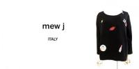 【SALE】mewj/ITALY/ワッペンTOPS/000036-BK-M