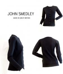 JOHN SMEDLEY/ジョン・スメドレー/ISLINGTON/NAVY-S/カーデ