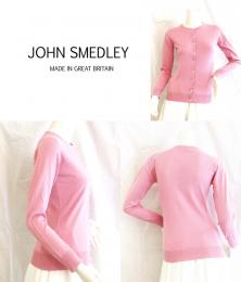 JOHN SMEDLEY/ジョン・スメドレー/ISLINGTON/PINK-S/カーデ