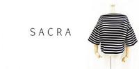 SACRA /サクラ/スロープシェイプボーダーTシャツ/1118162021-990-38