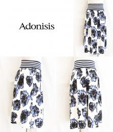 Adonisis/アドニシス/フラワープリントニットスカート/150120-62-F