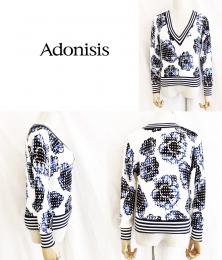 Adonisis/アドニシス/フラワープリントニット/150119-62-F