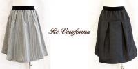 Re.Verofonna/ヴェロフォンナ/デニムxストライプスカート/5536005-0004-38