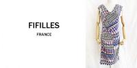 【SALE】FIFILLES/FRANCE/プリントワンピース/FIC502-2
