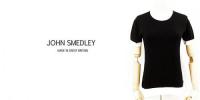 【SALE】JOHN SMEDLEY/ジョン・スメドレー/半袖バイカラーニット/S3791-01-S