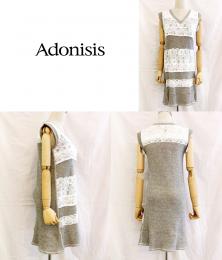 Adonisis/アドニシス/SWEATxLACE ワンピース/150213-14-F