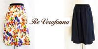 Re.Verofonna/ヴェロフォンナ/リバーシブルフラワースカート/5536011-0004