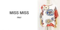 MISS MISS/ITALY/手書き風フラワープリントブラウス /160276-M