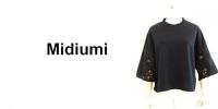 【SALE】Midiumi /ミディウミ/ハイネックレーススリーブプルオーバー/710121-77