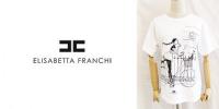 【SALE】ELISABETTA FRANCHI/エリザベッタWoman & BicycleTシャツ