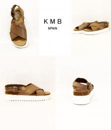 【SALE】K M B/SPAIN/クロスレザーサンダル/90533-13-37
