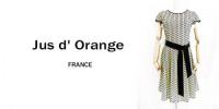 【SALE】Jus d' Orange/FRANC/ベルト付柄ワンピース/160062-1