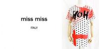 【SALE】MISS MISS/ITALY/ドット&ロゴTシャツ/SSC206-S