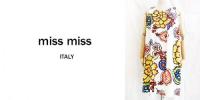 【SALE】MISS MISS/ITALY/手書き風フラワープリントワンピース/160277-YE