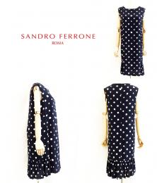 SANDRO FERRONE/サンドロフェローネ/ドット柄ワンピース/15S38-05-S