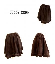 【SALE】JUDDY CORN/ジュディーコーン/6140-BR/ボイルスカート