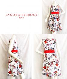 【SALE】SANDRO FERRONE/サンドロフェローネ/SD14S73-02/花柄ワンピース