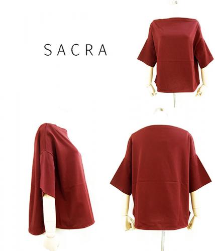 セレクトショップPESCA / 【SALE】SACRA /サクラ/ボートネックハーフ