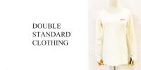 【SALE】DOUBLE STANDARD CLOTHING/ダブスタ/ロゴステッチ入りカットソー