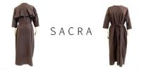 SACRA /サクラ/バックフレアワンピース/118506041-590-38