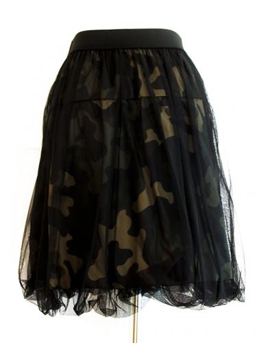 セレクトショップpesca Re Verofonna ヴェロフォンナ 迷彩チュールスカート 0801 38