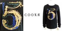 【SALE】COOLA/クーラ/05スパンコール刺繍ロングスリーブTee/CQ-19018-77