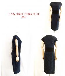SANDRO FERRONE/サンドロフェローネ/ニット風ワンピース/SD-14A24-05-M