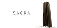 SACRA /サクラ/ベロアワイドパンツ/117567112-880-38
