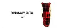 Rinascimento/リナシメント/ITALY/チェック柄ジャージワンピース/166060-RE