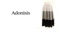 Adonisis/アドニシス/3TONEモヘアニットプリーツスカート/150308-08