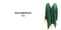 【SALE】biancoghiaccio/ITALY/ドレープロングカーディガン/BG-15A06