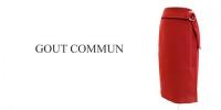 GOUT COMMUN/グーコミューン/ジョーゼットボンディングベルトスカート/1027707001