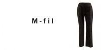 M-fil/エムフィル/ボディシェルイージートラウザース/美パンツ/130-13009C-09-40