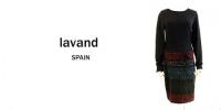 【SALE】Lavand/SPAIN/スカートボーダーワンピース/LD27L88-BK-S