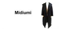 Midiumi /ミディウミ/バックボアフードロングカーデ/717797-99-F