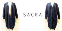 【SALE】SACRA /サクラ/アルパカウールボックスシェイプカーディガン/760