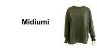 【SALE】Midiumi /ミディウミ/ハイゲージラウンドヘムプルオーバー/728051-24-F