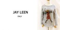 JAY LEEN/ITALY/ボンボン付ニット/665042-LGR-F